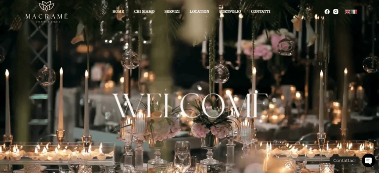 Progetto: Matrimoni ed eventi