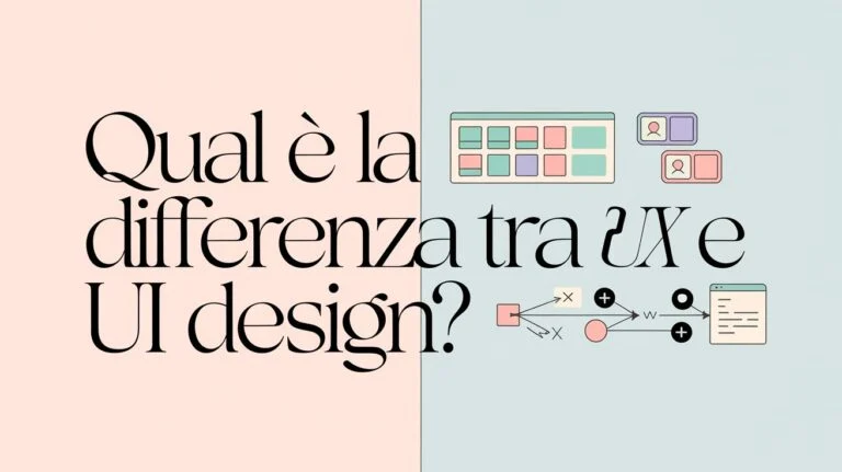 differenza tra UI e UX design