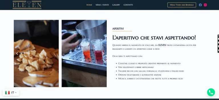 Progetto: Bar ristorante