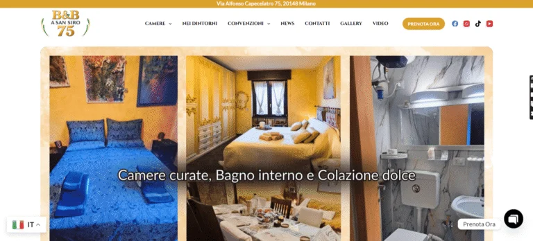 Progetto: Bed and breakfast